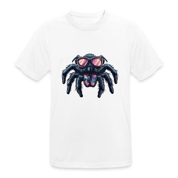 Tarantula Comic Funny Summer - Men's Breathable T-Shirt - white - Front - AI Model Male 185 dark (185cm)