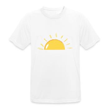 Sunshine - Men's Breathable T-Shirt - white - Front - AI Model Male 185 dark (185cm)