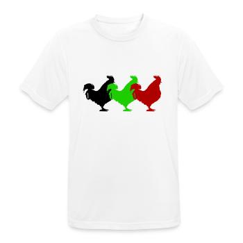 Robinet - T-shirt respirant Homme - blanc - Devant - AI Model Male 185 dark (185cm)