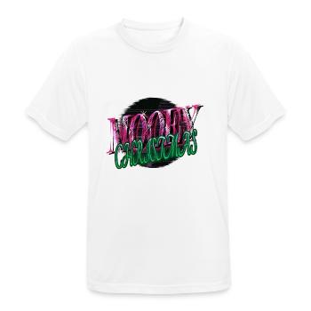 Gift Funny awkward sayings happy bedroom quote - Men's Breathable T-Shirt - white - Front - AI Model Male 185 dark (185cm)