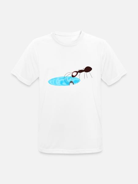 Ant - Men's Breathable T-Shirt - white