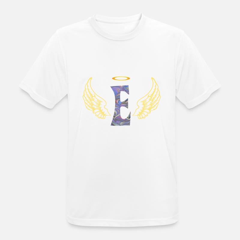 engel e e 45 - Männer T-Shirt atmungsaktiv - Weiß