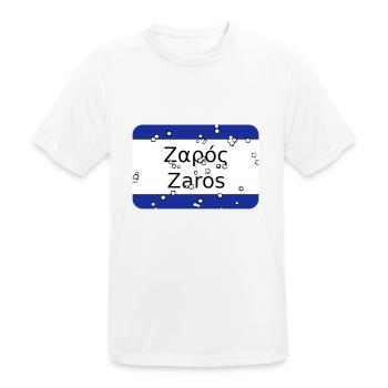 MG Zaros - Men's Breathable T-Shirt - white - Front - AI Model Male 185 dark (185cm)