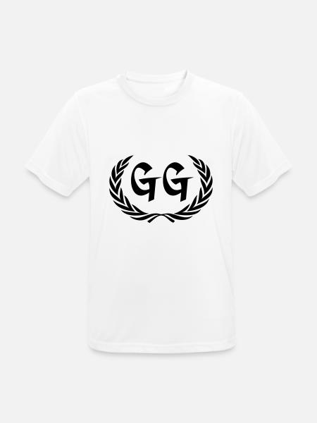 gg - T-shirt respirant Homme - blanc