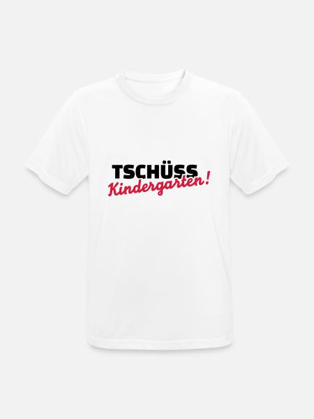 Einschulung - Männer T-Shirt atmungsaktiv - Weiß