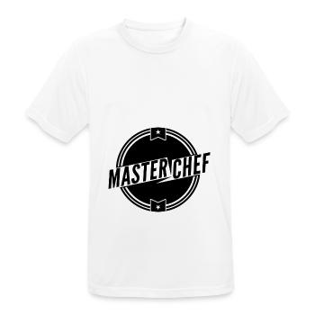 MASTER CHEF 2 - T-shirt respirant Homme - blanc - Devant - AI Model Male 185 dark (185cm)