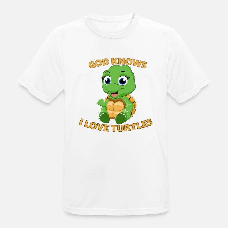 turtle sea turtle toad testudines - Men's Breathable T-Shirt - white