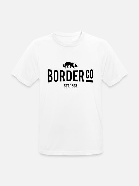 Border Co - T-shirt respirant Homme - blanc