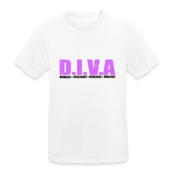 Funny outfit divorce party separation - Men's Breathable T-Shirt - white - Front - AI Model Male 185 dark (185cm)