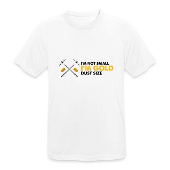 Gold Digger Gold Panning Gold Mining Designs - Men's Breathable T-Shirt - white - Front - AI Model Male 185 dark (185cm)