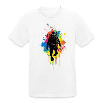 Taucher Tauchen Diving - Männer T-Shirt atmungsaktiv - Weiß - Vorne - AI Model Male 185 dark (185cm)