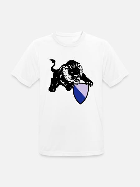 zürich löwe - Männer T-Shirt atmungsaktiv - Weiß
