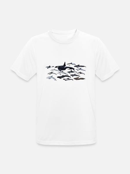 Dolphins - Dolphins - Dauphins - Delphinidae - Men's Breathable T-Shirt - white