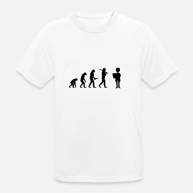 Doctor Evolution Progress Development - Men's Breathable T-Shirt - white