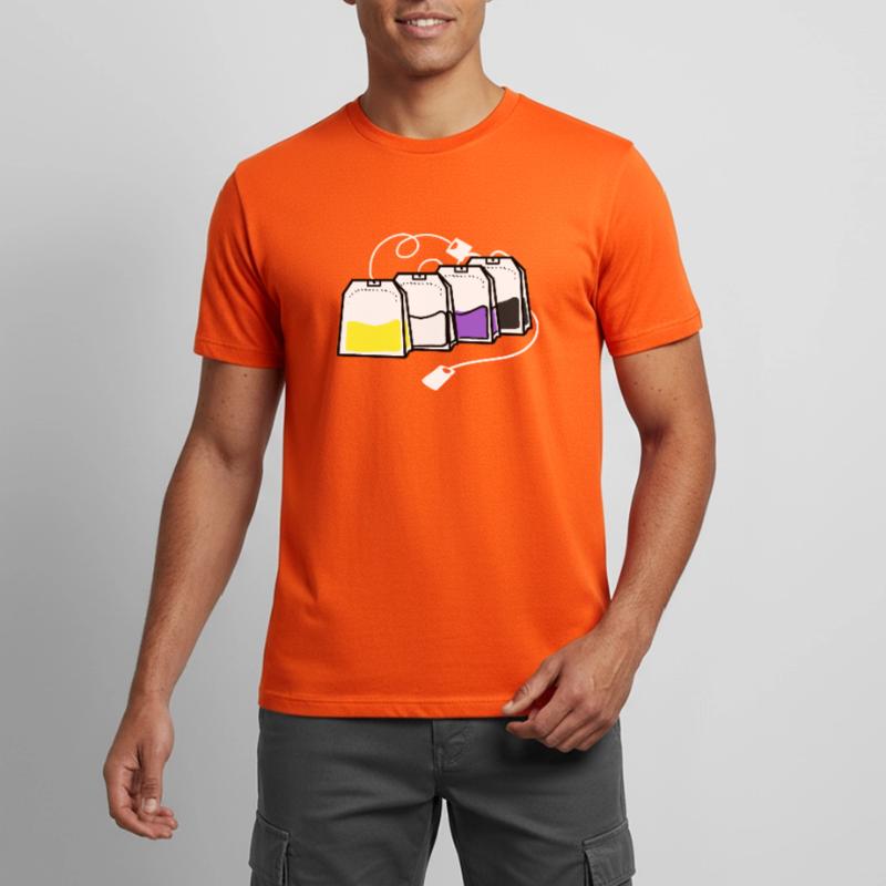 Nonbinary Pride Sachet de thé Nonbinary Pride Nonbinary T-shirt respirant Homme