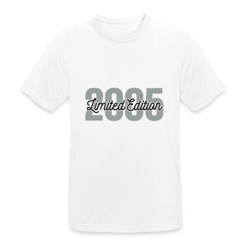 Limited Edition 2005 - Geburtstag 2005 - Männer T-Shirt atmungsaktiv - Weiß - Vorne - AI Model Male 185 dark (185cm)