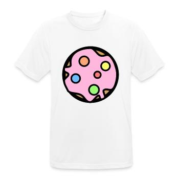 Biscuit - Men's Breathable T-Shirt - white - Front - AI Model Male 185 dark (185cm)