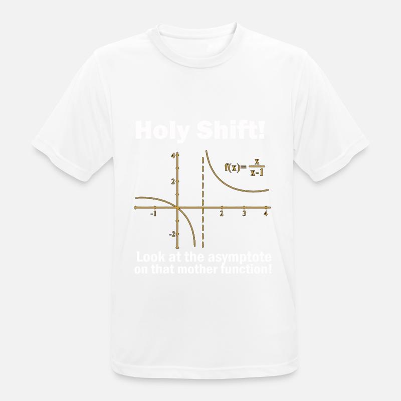 Math math mathematician experiment gift - Men's Breathable T-Shirt - white
