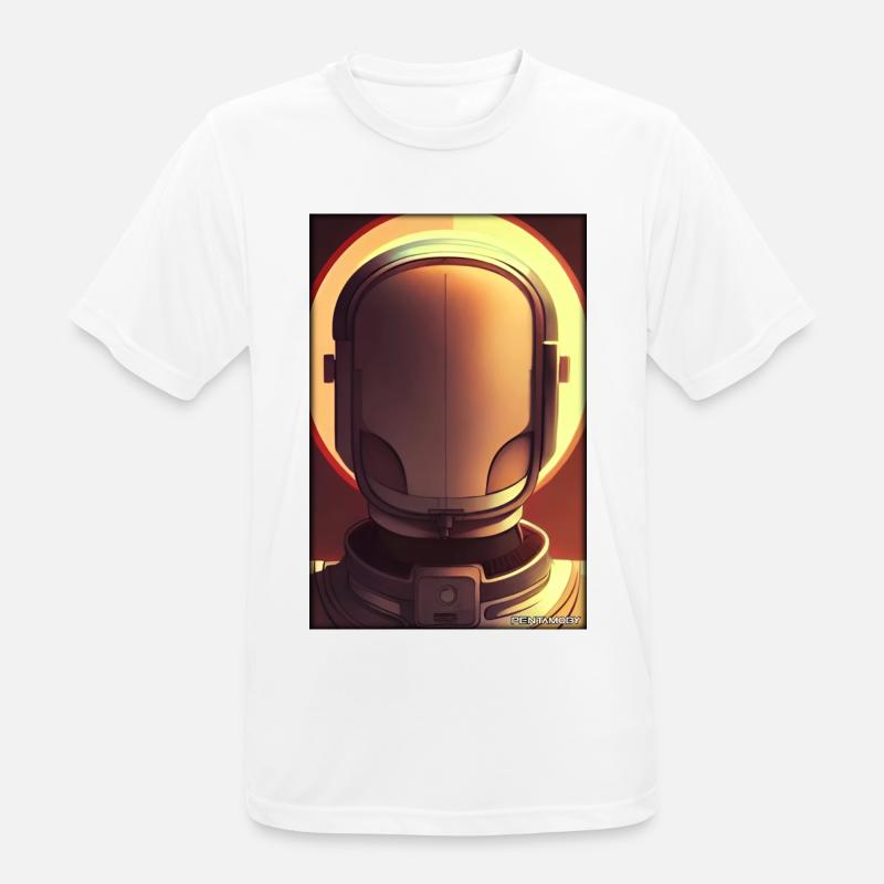 Robot Future Technology Science Android - Men's Breathable T-Shirt - white