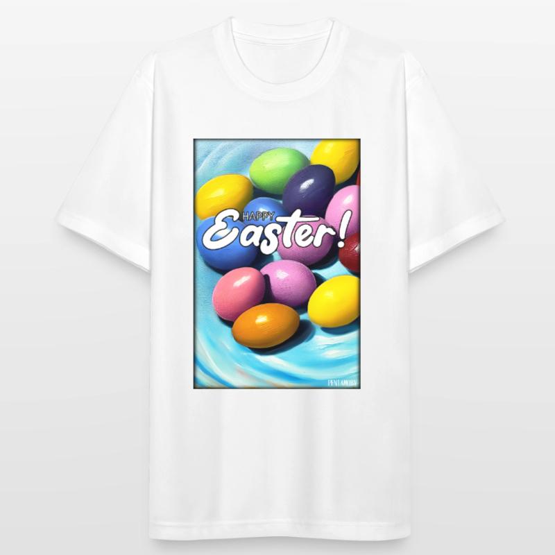 Happy Easter - Easter Egg Easter Easter Colorful Eggs Men's Breathable T-Shirt