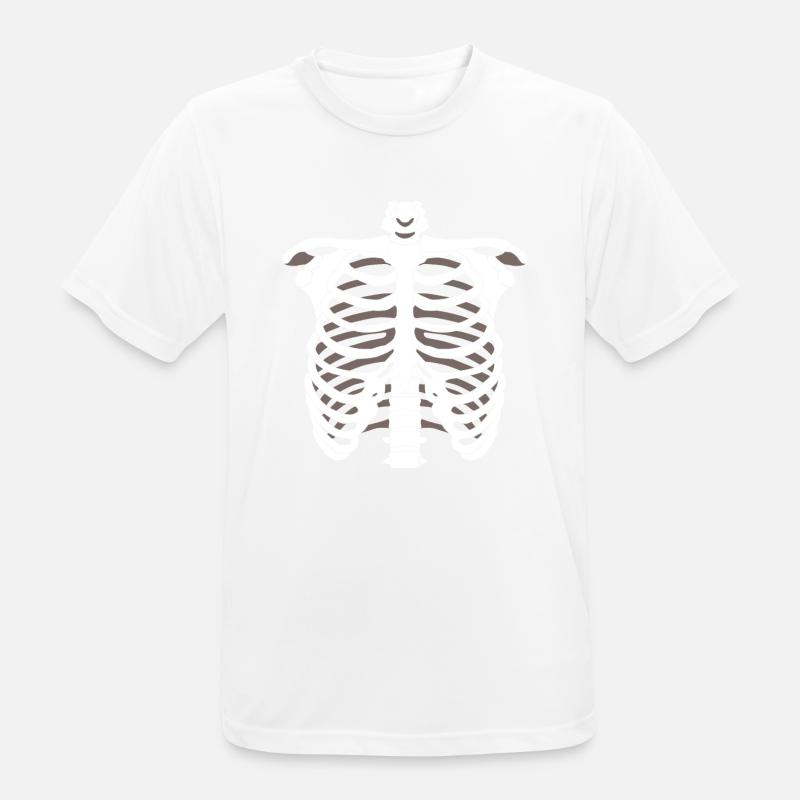 Scheletro scheletro Scheletro scheletro di Halloween - Maglietta da uomo traspirante - undefined