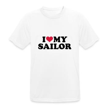 Sailor - Men's Breathable T-Shirt - white - Front - AI Model Male 185 dark (185cm)