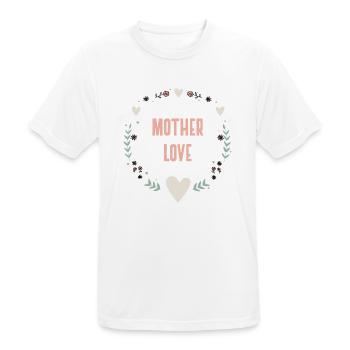 Fête des mères Mother Love Thank You Children Gift - T-shirt respirant Homme - blanc - Devant - AI Model Male 185 dark (185cm)