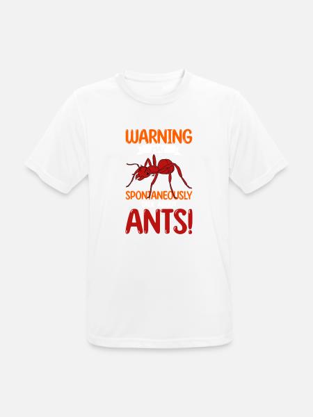 Antkeeping Ant Breeding Ants - Men's Breathable T-Shirt - white