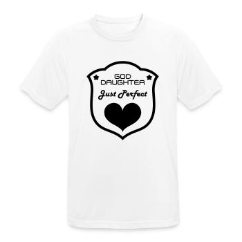 Parrain / Marraine / Filleule / Filleul - T-shirt respirant Homme - blanc - Devant - AI Model Male 185 dark (185cm)