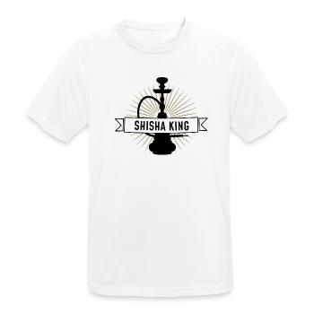 Shisha King - Sifflet - T-shirt respirant Homme - blanc - Devant - AI Model Male 185 dark (185cm)