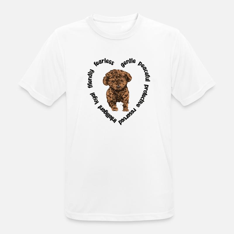Cavapoo amoureux de chiens Cavoodle Mama Cavapoo - T-shirt respirant Homme - blanc