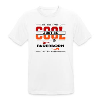 Paderborn Meine Stadt Cool I Love Reise Tour - Männer T-Shirt atmungsaktiv - Weiß - Vorne - AI Model Male 185 dark (185cm)