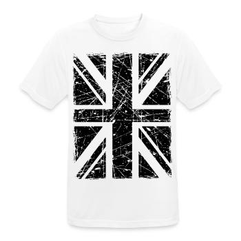 Union Jack - T-shirt respirant Homme - blanc - Devant - AI Model Male 185 dark (185cm)