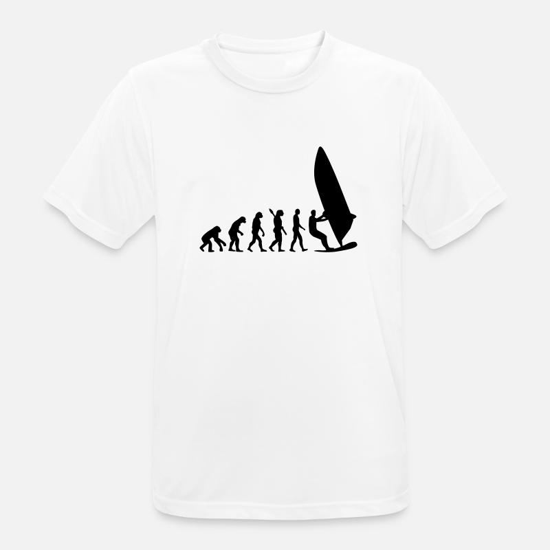 Evolution Windsurfing - Men's Breathable T-Shirt - white