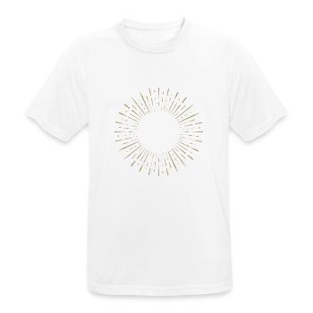 Sun · Sun · Symbols · Shapes - Men's Breathable T-Shirt - white - Front - AI Model Male 185 dark (185cm)