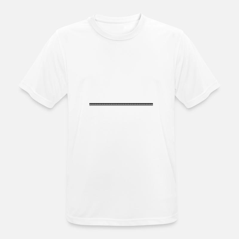 Separation line · Headers · Frames - Men's Breathable T-Shirt - white