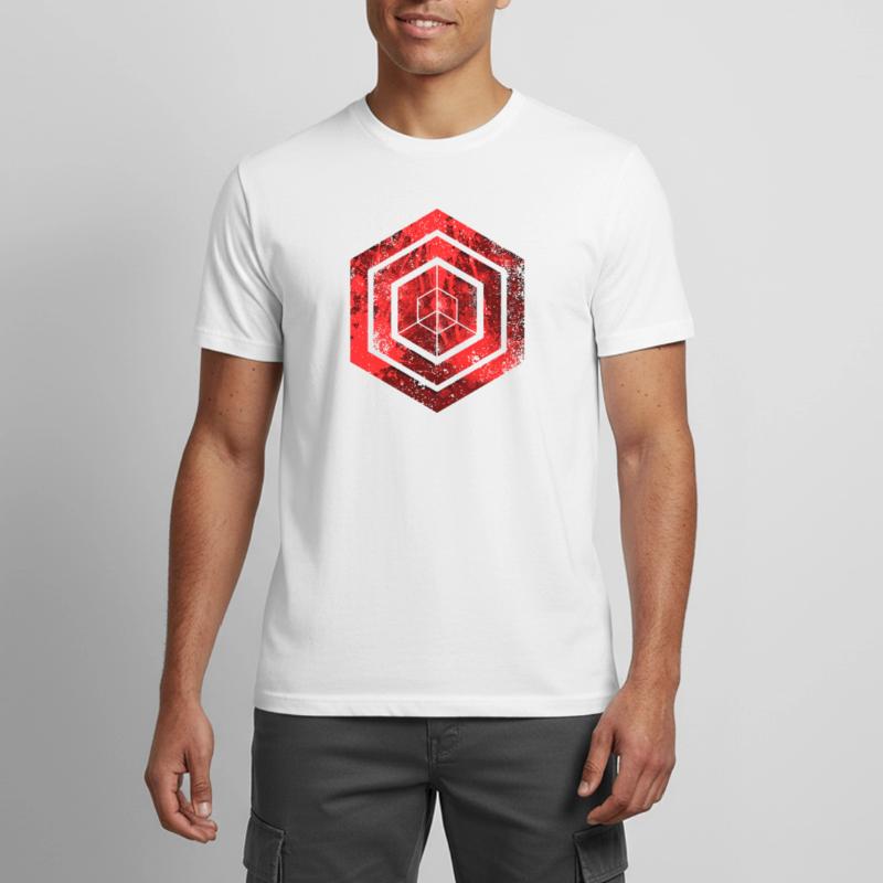 Hexagon-Programmierung Programmierer Codierung geometrisch Männer T-Shirt atmungsaktiv