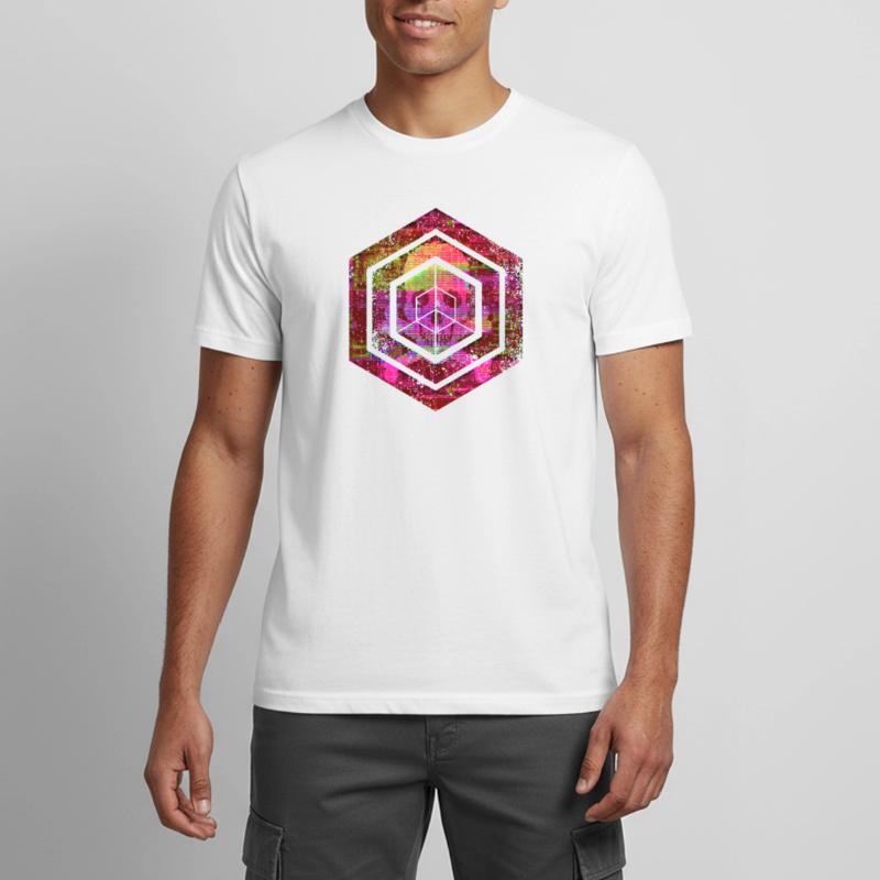 Hexagon-Programmierung Programmierer Codierung geometrisch Männer T-Shirt atmungsaktiv