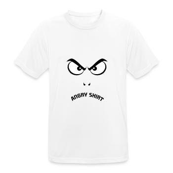 Mauvais regard - T-shirt respirant Homme - blanc - Devant - AI Model Male 185 dark (185cm)