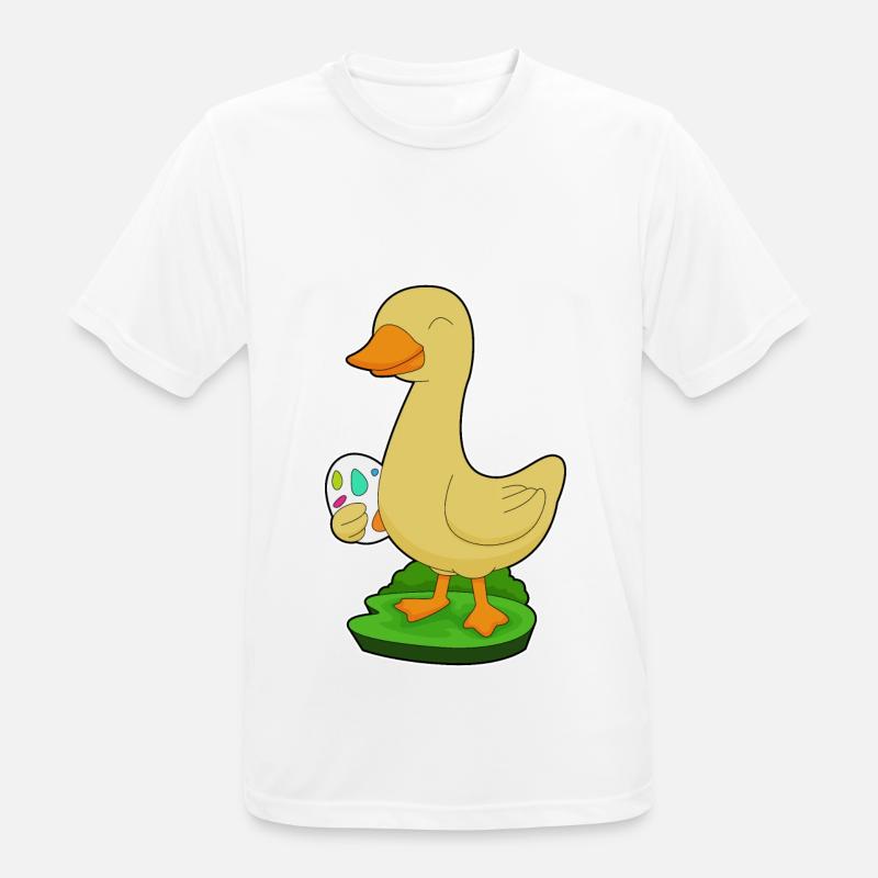 Duck Easter Easter Egg - Men's Breathable T-Shirt - white