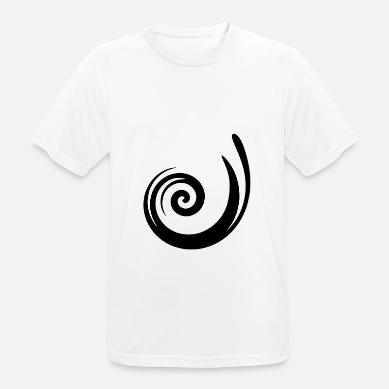 black pattern black gift idea - Men's Breathable T-Shirt - white