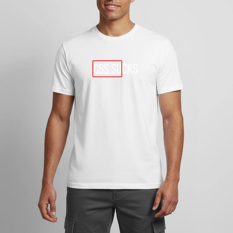 CSS suce programmation CSS drôles programmeurs T-shirt respirant Homme
