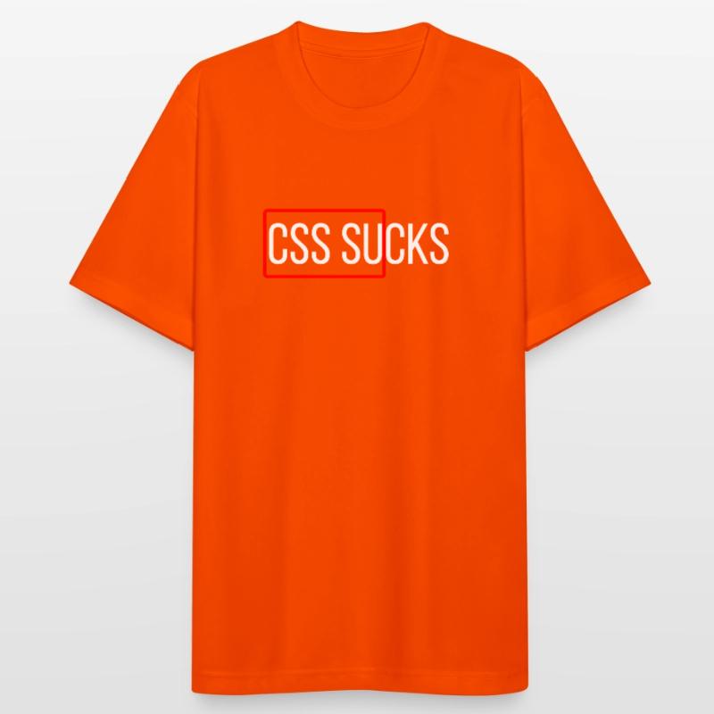 CSS sucks CSS programming funny programmers Men's Breathable T-Shirt