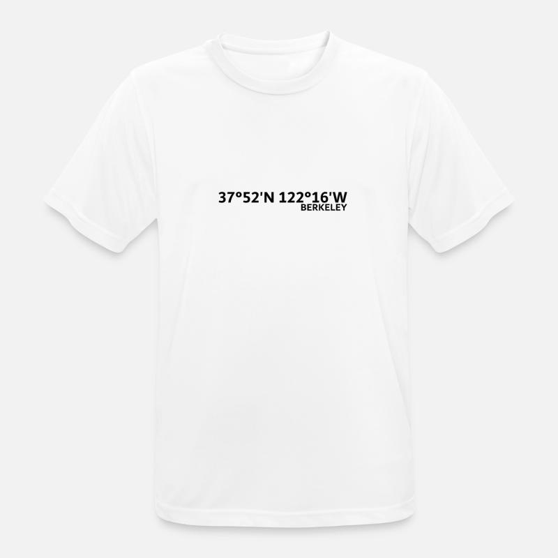 Berkeley Coordinates - Men's Breathable T-Shirt - white