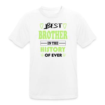 Best Brother Bester Bruder for Ever für immer - Männer T-Shirt atmungsaktiv - Weiß - Vorne - AI Model Male 185 dark (185cm)