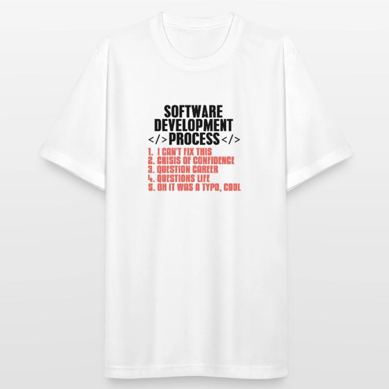 Programmierer Coder Softwareentwickler Geschenk Männer T-Shirt atmungsaktiv