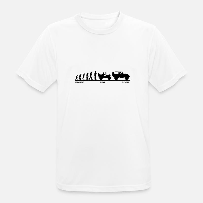 Jeep Evolution update 2020 - Men's Breathable T-Shirt - white