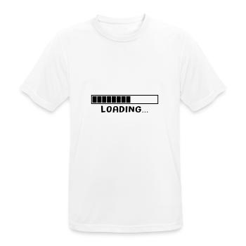 LOADING 4 - T-shirt respirant Homme - blanc - Devant - AI Model Male 185 dark (185cm)
