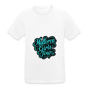 Mallorca Girls Tour Herz - Männer T-Shirt atmungsaktiv - Weiß - Vorne - AI Model Male 185 dark (185cm)