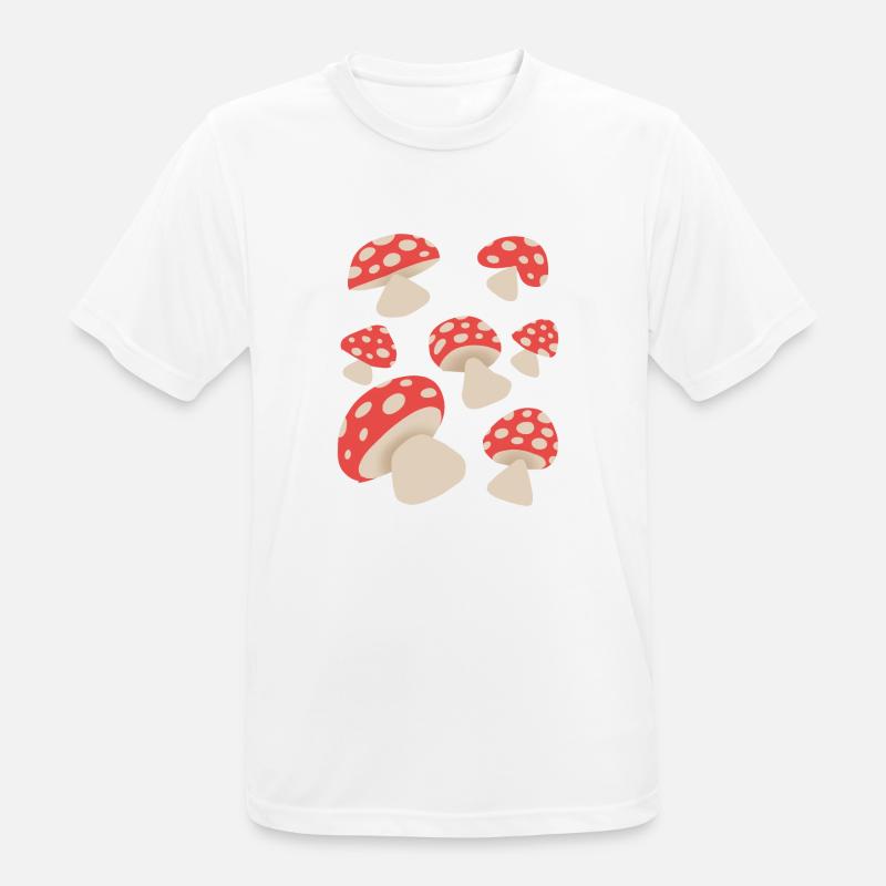 toadstools - Men's Breathable T-Shirt - white